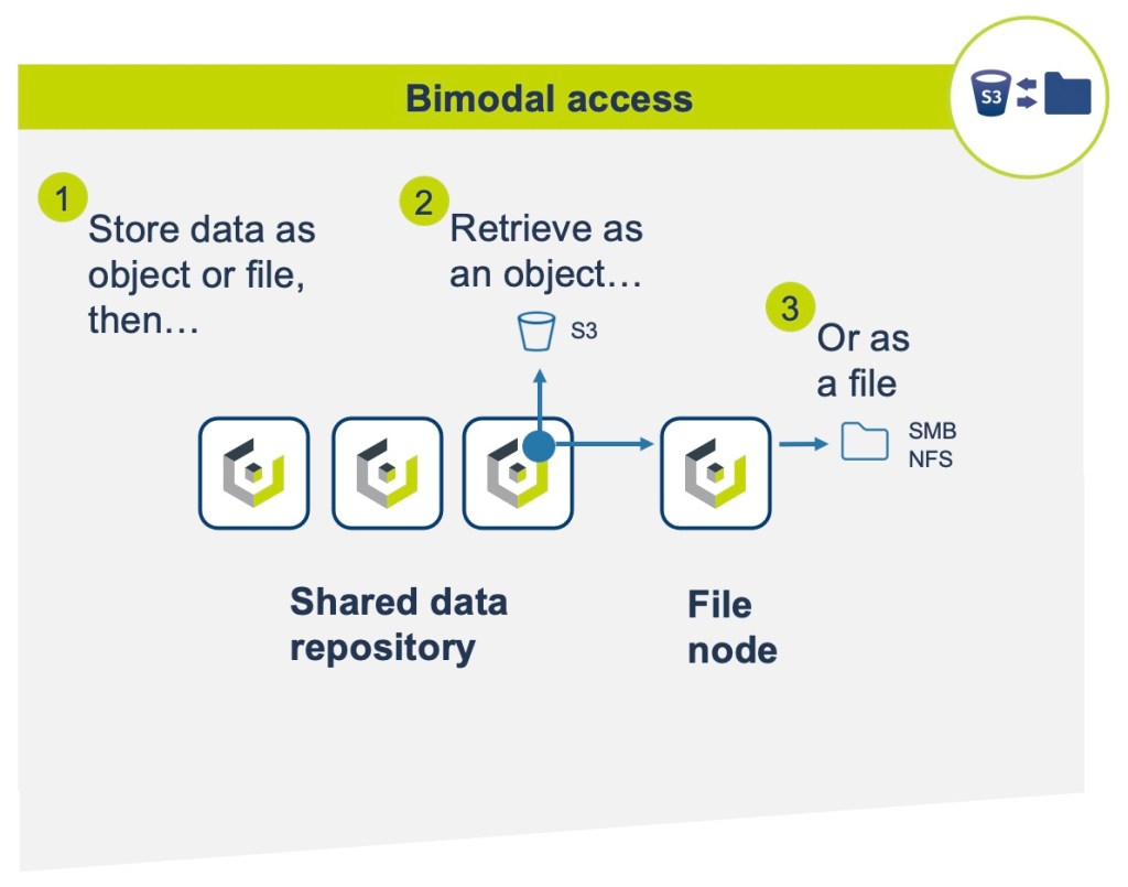 bi-modal data access